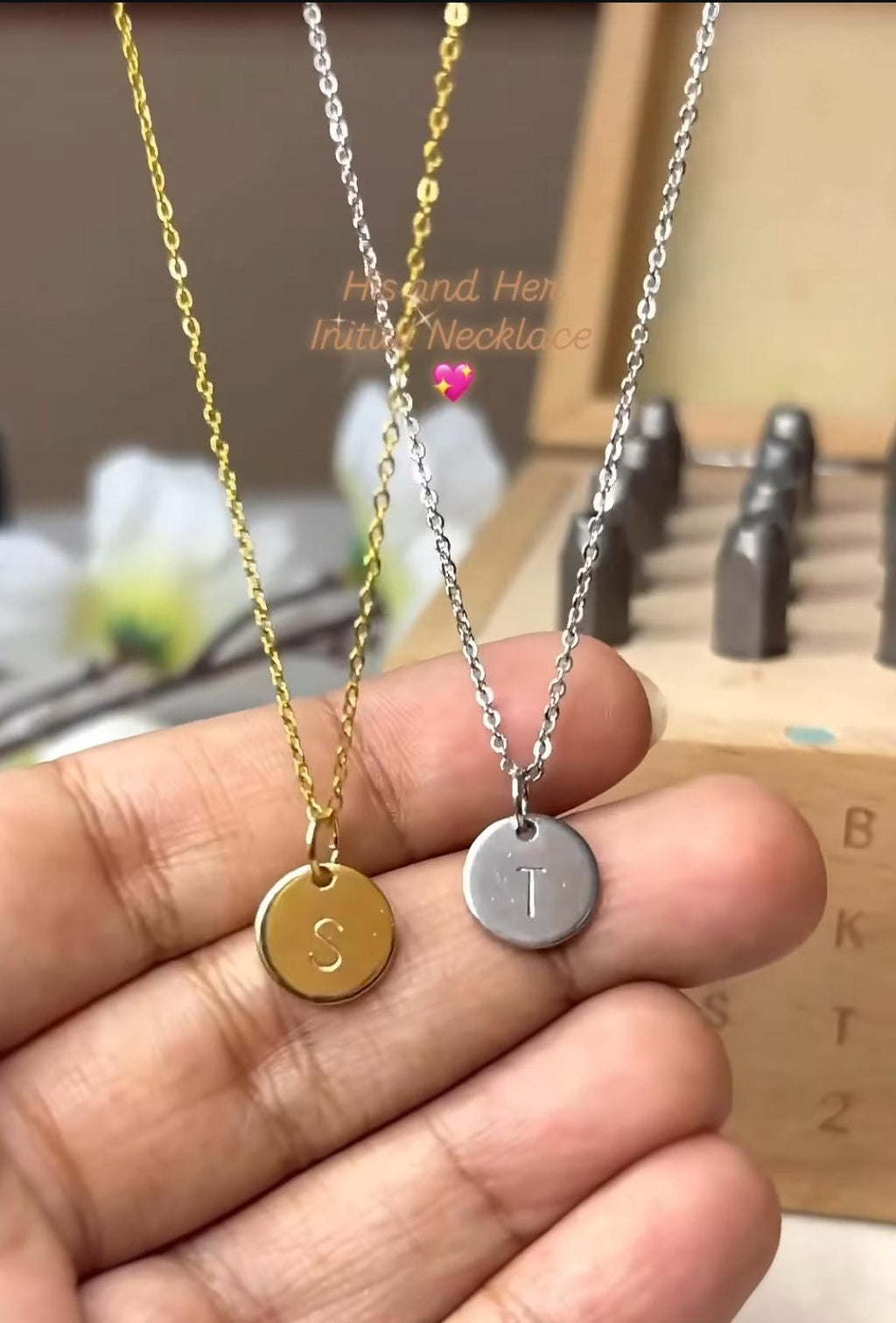 Secret Initial Necklace