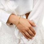 Bow & Heart Hand Chain