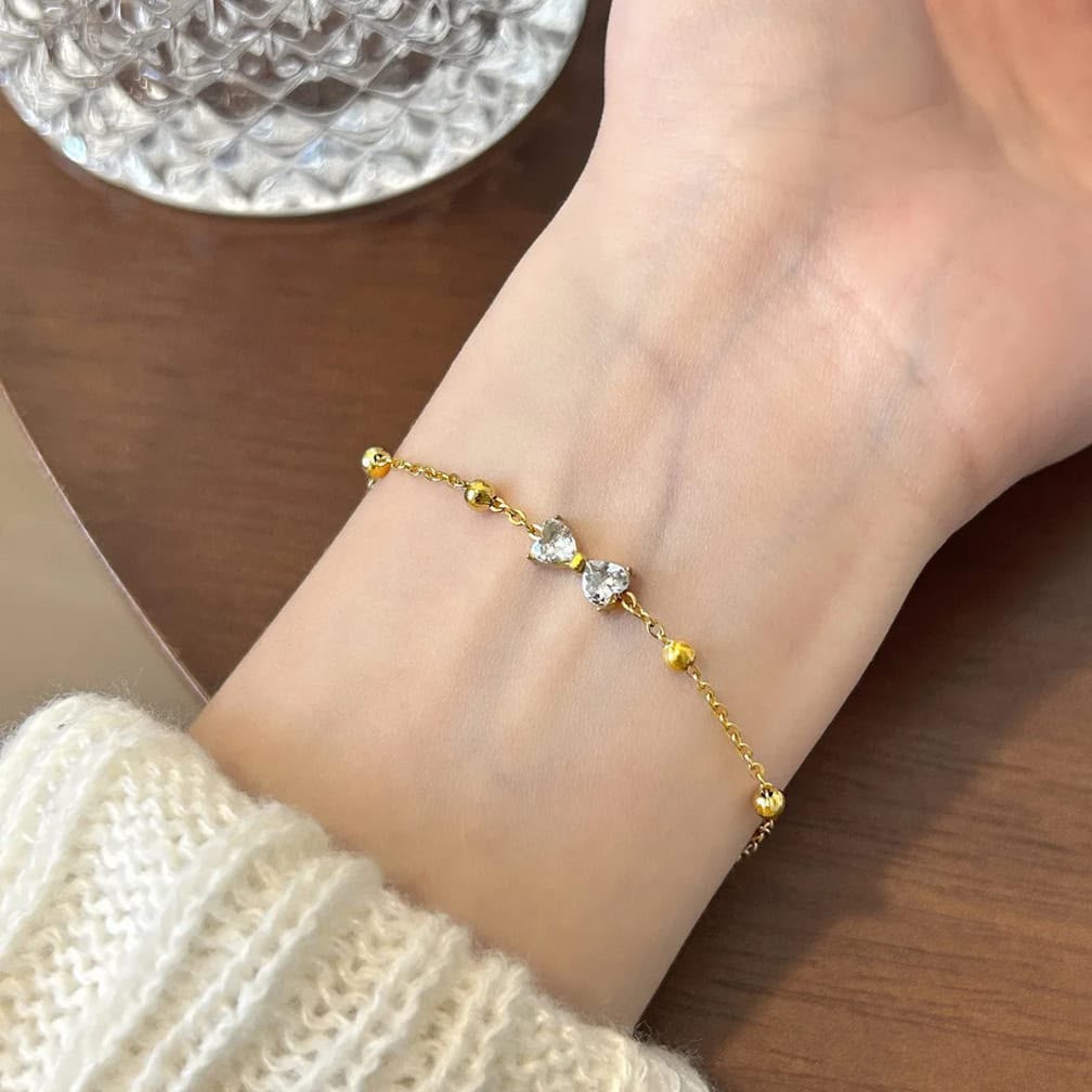White  Bow Bracelet