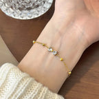 White  Bow Bracelet