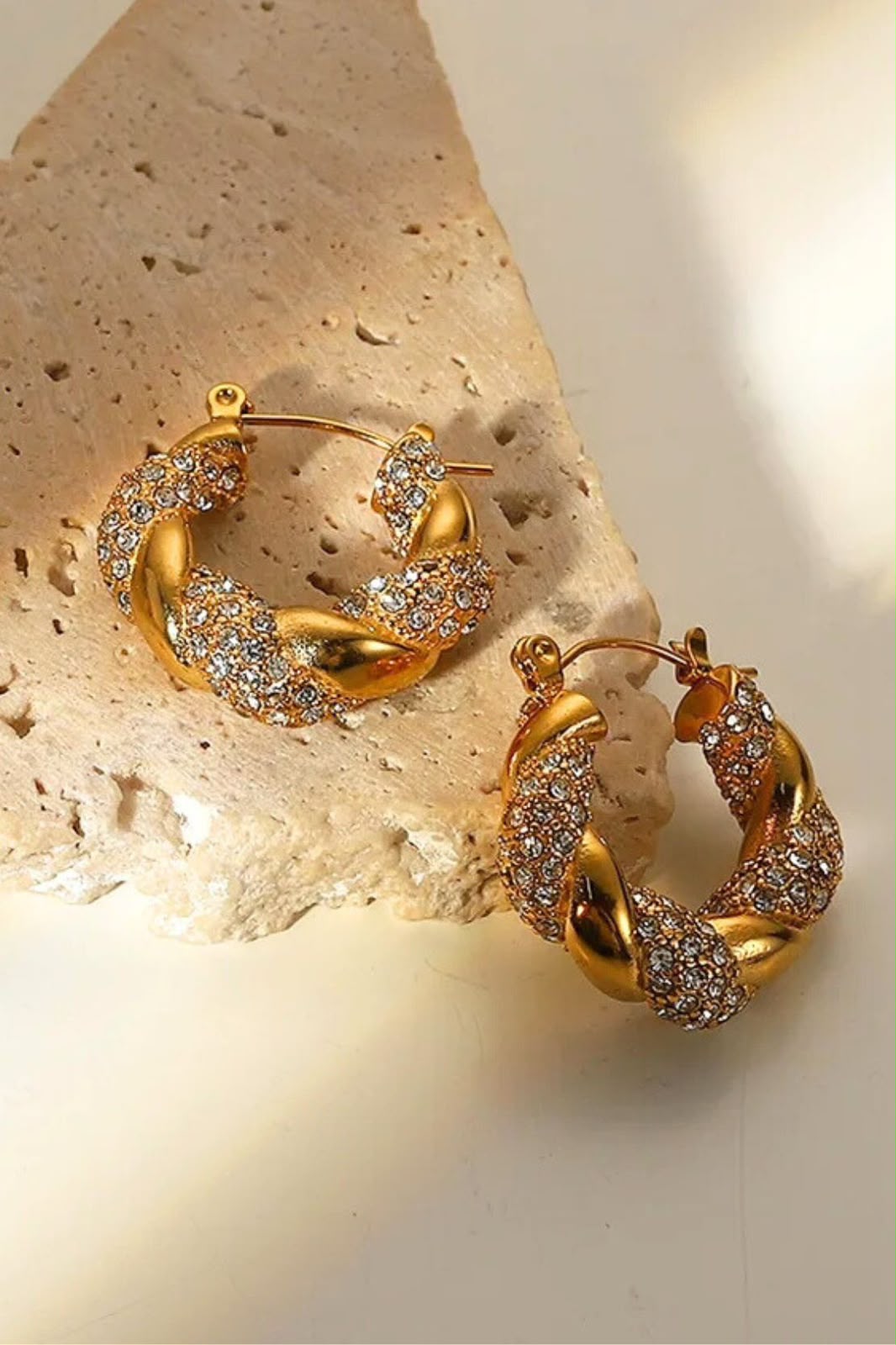 Rhinestone Hoops