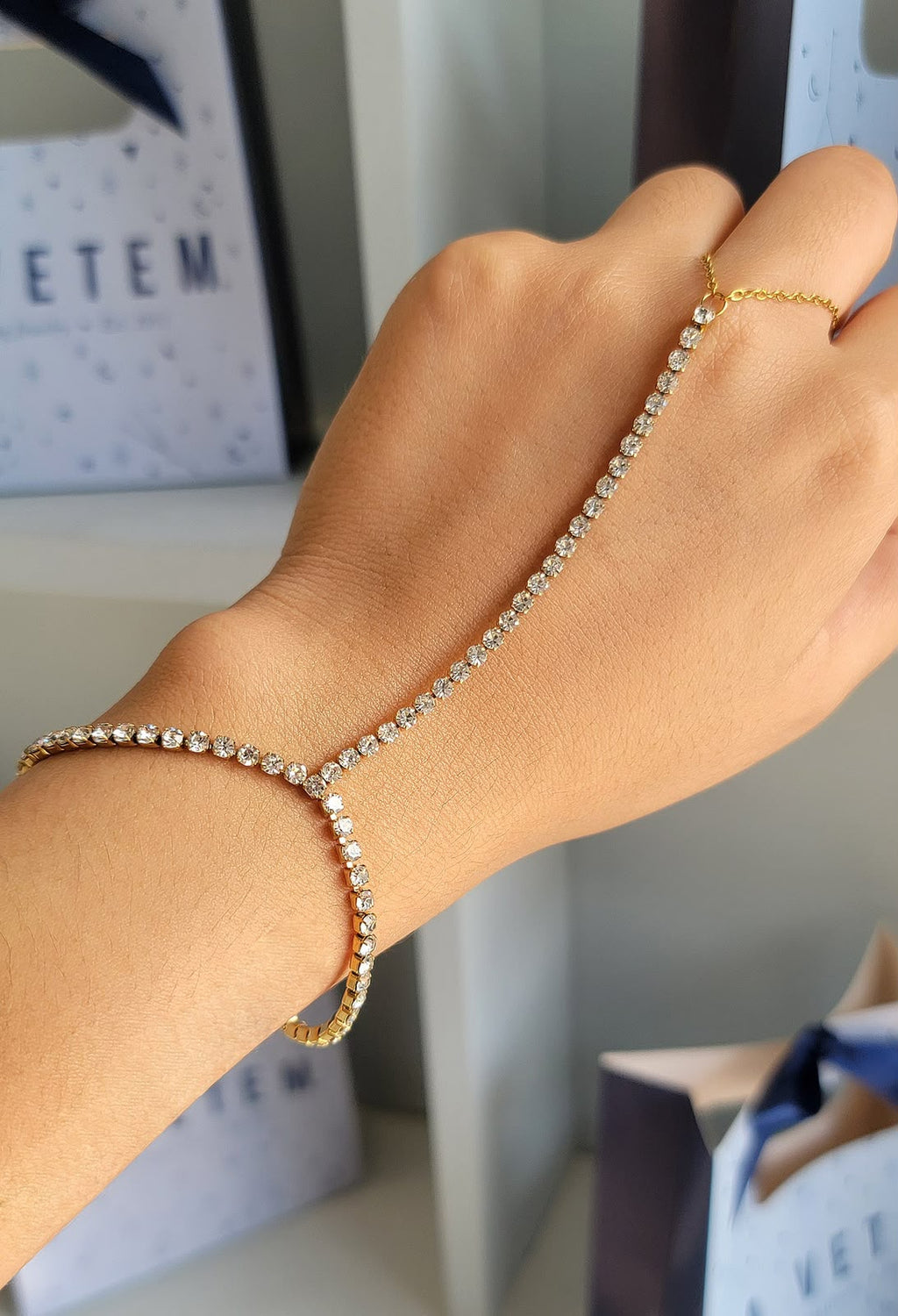 Crystal Hand Chain