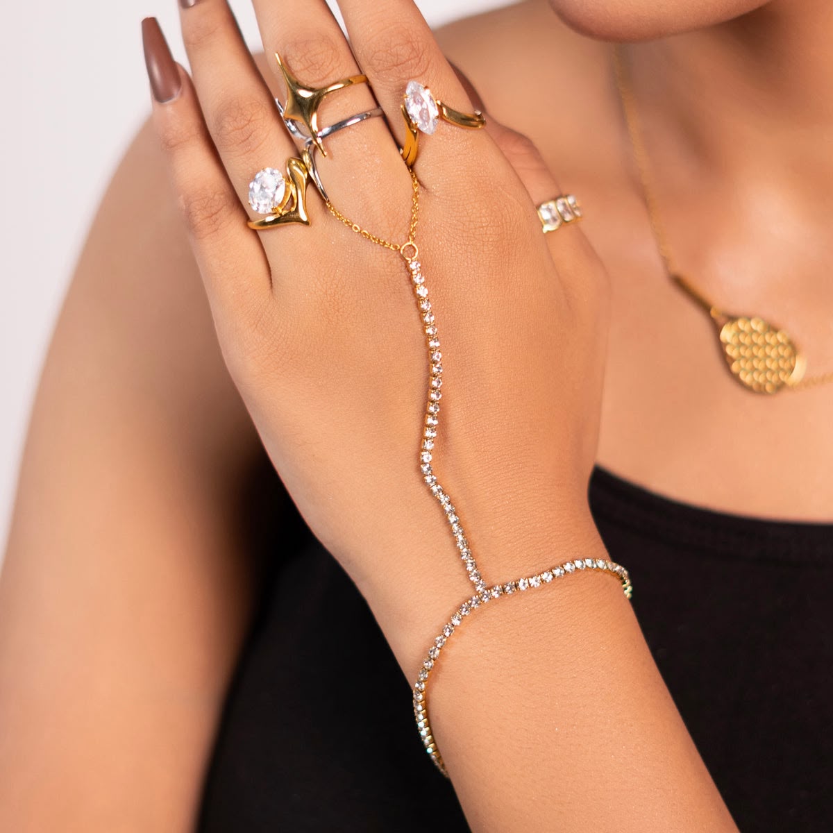 Crystal Hand Chain
