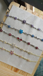 Flora crystal princess bracelet