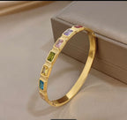 Rainbow Gem Cuff