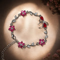 Flora crystal princess bracelet