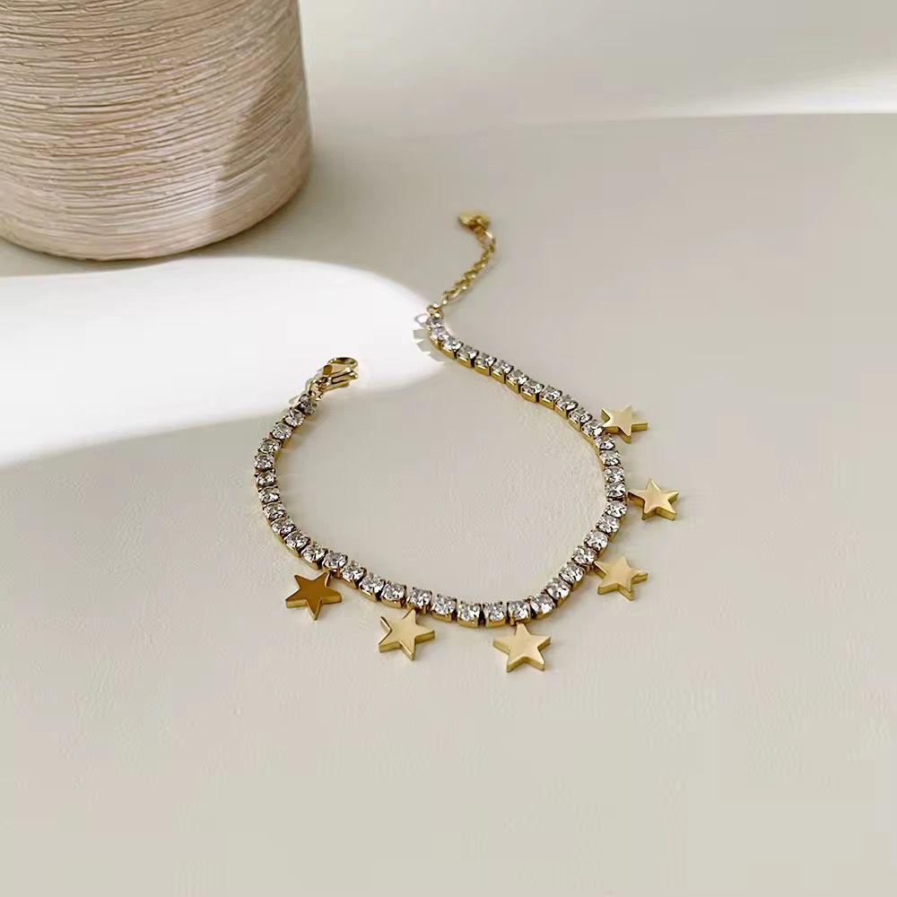 Star Charm Crystal Bracelet